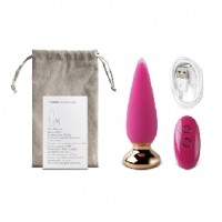 APP Controlled Anal Plug 10-speed with Remote Control pink